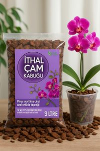 3 Litre Ithal Çam Kabuğu - Ithal Orkide Toprağı - Elenmiş Temizlenmiş Iri Yapıda - Görsel 3