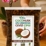 5lt Hindistan Cevizi Kabuğu Cipsi - Coco Cips Cocohusk - Elenmiş Tozsuz Ürün