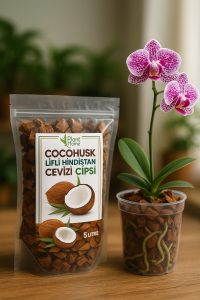 5lt Hindistan Cevizi Kabuğu Cipsi - Coco Cips Cocohusk - Elenmiş Tozsuz Ürün - Görsel 2