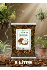 5lt Hindistan Cevizi Kabuğu Cipsi - Coco Cips Cocohusk - Elenmiş Tozsuz Ürün - Görsel 5