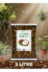 5lt Hindistan Cevizi Kabuğu Cipsi - Coco Cips Cocohusk - Elenmiş Tozsuz Ürün - Görsel 5
