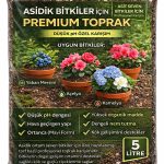 5 Litre – Düşük pH Torf Perlit Karışımı | Yaban Mersini, Açelya, Kamelya, Ortanca, Gardenya