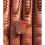 5.5 Cm Sukulent Kaktüs Saksısı 50 Ad.(kahverengi)