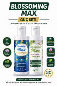 Blossoming Max Güç Seti Orkide ve Süs Bitkileri İçin Kök, Dal ve Çiçek Geliştirici 2’li Set