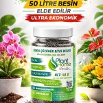 (50 GR) Suda Çözünür Bitki Besini – Konsantre Salon ve Orkide Besini + Sprey Şişe Hediyeli