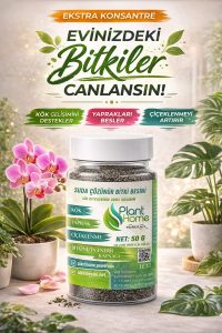 (50 GR) Suda Çözünür Bitki Besini – Konsantre Salon ve Orkide Besini + Sprey Şişe Hediyeli - Görsel 4
