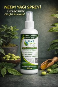 Spreye Hazır Neem Yağı Spreyi 200 ml – Bitkiler için Doğal Koruyucu, Yaprak Koruma Spreyi