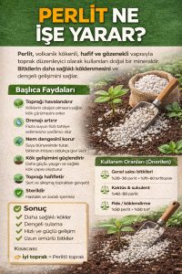 5 Litre Tarım Perliti | Toprak Havalandırıcı ve Su Tutucu Perlit - Görsel 2
