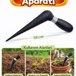 Uzun Fide Dikme Aparatı 18 cm – Ergonomik, Dayanıklı Bahçe ve Tarım Aleti