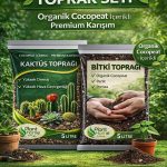 Bitki ve Kaktüs Toprağı Seti 10 L | Organik Cocopeatli | Salon Bitkileri ve Kaktüsler İçin