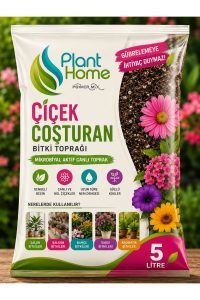 Çiçek Coşturan Bitki Toprağı 5 Litre | Mikrobiyal Aktif Canlı Toprak | Cocopeat Perlit Pomza İçerikli - Görsel 2