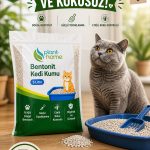 Bentonit Kedi Kumu 5 Litre – Doğal Topaklanan, Güçlü Koku Kontrolü, Yüksek Emilim