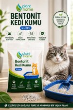 Bentonit Kedi Kumu 5 Litre – Doğal Topaklanan, Güçlü Koku Kontrolü, Yüksek Emilim - Görsel 2