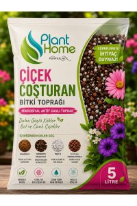 Çiçek Coşturan Bitki Toprağı 5 Litre | Mikrobiyal Aktif Canlı Toprak | Cocopeat Perlit Pomza İçerikli - Görsel 3