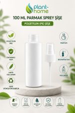 100 ML Parmak Sprey Şişe Polietilen (PE) | Kolonya, Parfüm, Dezenfektan ve Kozmetik İçin Sprey Şişe