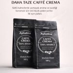 Muhteşem içimli Caffè Crema, seçkin Arabica çekirdeklerden üretilmiş elit kahve keyfi 500 + 500 g