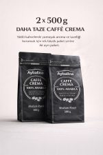 Muhteşem içimli Caffè Crema, seçkin Arabica çekirdeklerden üretilmiş elit kahve keyfi 500 + 500 g