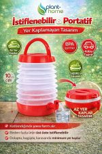Katlanabilir Musluklu Su Bidonu 5,5 Litre – Taşınabilir, Pratik, Kamp & Piknik İçin - Görsel 4