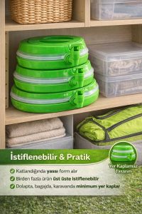 Katlanabilir Su Damacanası 5,5 L – BPA İçermez, Portatif & İstiflenebilir Su Deposu - Görsel 4