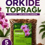 Orkide Toprağı 5 Litre – Cococips ve Çam Kabuğu Karışımı Profesyonel Orkide Toprak Karışımı