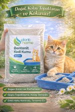 Bentonit Kedi Kumu 5 Litre – Doğal, Kolay Topaklanan, Etkili Koku Kontrollü - Görsel 3