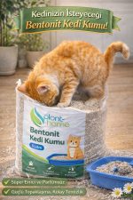 Bentonit Kedi Kumu 5 Litre – Doğal, Kolay Topaklanan, Etkili Koku Kontrollü - Görsel 5