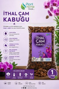 İthal Çam Kabuğu 1 Litre – Orkide ve Saksı Bitkileri İçin Doğal Çam Kabuğu - Görsel 3