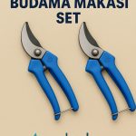 2 Adet Budama Makası – Meyve, Gül ve Bitki Budama - Sera - Evde Hobi İçin Kısa Makas