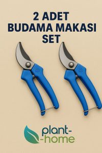 2 Adet Budama Makası – Meyve, Gül ve Bitki Budama - Sera - Evde Hobi İçin Kısa Makas