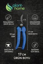 2 Adet Budama Makası – Meyve, Gül ve Bitki Budama - Sera - Evde Hobi İçin Kısa Makas - Görsel 6