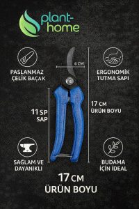 Budama Makası – Meyve, Gül ve Bitki Budama - Sera - Evde Hobi İçin Kısa Makas - Görsel 2