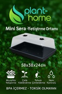 Mikro Filiz, Tohum Çimlendirme Çelik Köklendirme | BPA İçermez – Premium Mini Sera