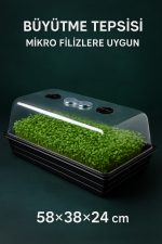 Mikro Filiz, Tohum Çimlendirme Çelik Köklendirme | BPA İçermez – Premium Mini Sera - Görsel 5