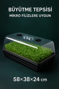 Mikro Filiz, Tohum Çimlendirme Çelik Köklendirme | BPA İçermez – Premium Mini Sera - Görsel 5