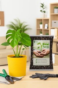 Saksı Değişim Seti – 10 Litre Böcek Sinek Yapmayan Organik Çiçek Toprağı + 9,5 Litre Dekoratif Saksı - Görsel 7
