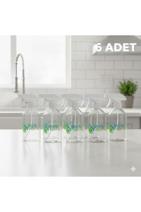 6 Adet Boş Şeffaf Sprey Şişe Seti - Kimyasallara Dayanıklı 500 ml Fısfıs Şişe - Görsel 2