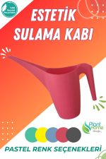 Kırmızı Sulama Kabı – Ergonomik, Dayanıklı ve Şık Bitki Sulama Kabı - İç & Dış Mekan Kullanımı