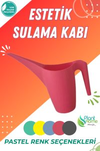 Kırmızı Sulama Kabı – Ergonomik, Dayanıklı ve Şık Bitki Sulama Kabı - İç & Dış Mekan Kullanımı