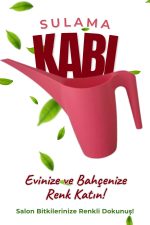 Kırmızı Sulama Kabı – Ergonomik, Dayanıklı ve Şık Bitki Sulama Kabı - İç & Dış Mekan Kullanımı - Görsel 3