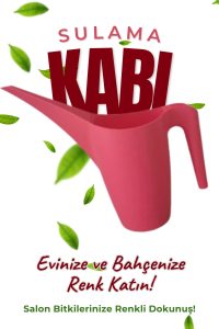 Kırmızı Sulama Kabı – Ergonomik, Dayanıklı ve Şık Bitki Sulama Kabı - İç & Dış Mekan Kullanımı - Görsel 3