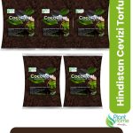 25 Lt Organik Cocopeat Toprak - 5x5 Lt Paket | %100 Hindistan Cevizi Torfu | Hava Alan Ve Su Tutucu