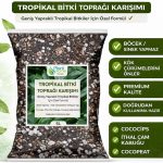 10 Litre - Tropikal Bitki Toprağı Monstera – Alocasia – Schefflera İçin Sinek Yapmayan Formül