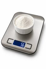 Hassas Terazi - Mutfak Tartısı - Mutfak Terazisi - Dijital Tartı - 5 Kg 1 Gr - Paslanmaz Çelik - Pil Hediyeli - Görsel 5