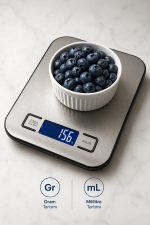 Hassas Terazi - Mutfak Tartısı - Mutfak Terazisi - Dijital Tartı - 5 Kg 1 Gr - Paslanmaz Çelik - Pil Hediyeli - Görsel 6