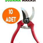 10 Adet Bağ Makası Bahçe Bitki Çiçek Ağaç Dal Budama Makası