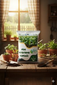 Fide Yetiştirme Toprağı 10 Litre Tohum Çimlendirme Harcı - Organik Ürün İçerği