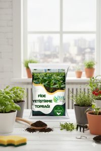 Fide Yetiştirme Toprağı 10 Litre Tohum Çimlendirme Harcı - Organik Ürün İçerği - Görsel 3