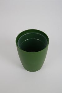 Orkide Saksısı Koyu Yeşil Dekoratif Dış Saksı 1 Adet- 12 Pot Şeffaf Orkide Üretim Saksısı Hediyeli - Görsel 5