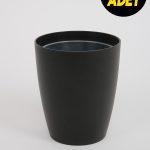 Dekoratif Siyah Orkide Saksısı - 4 Adet Set Fiyatlı -12 Pot Üretim Saksısına Uygun Kaliteli Ürün