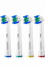 Diş Fırçası Başlığı - OralB | Braun Uyumlu - Elektrikli Diş Fırçası Yedek Başlıkları - 4'lü Paket